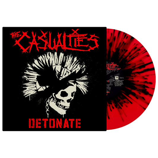The Casualties (Detonate) Red w/Black Spaltter Vinyl