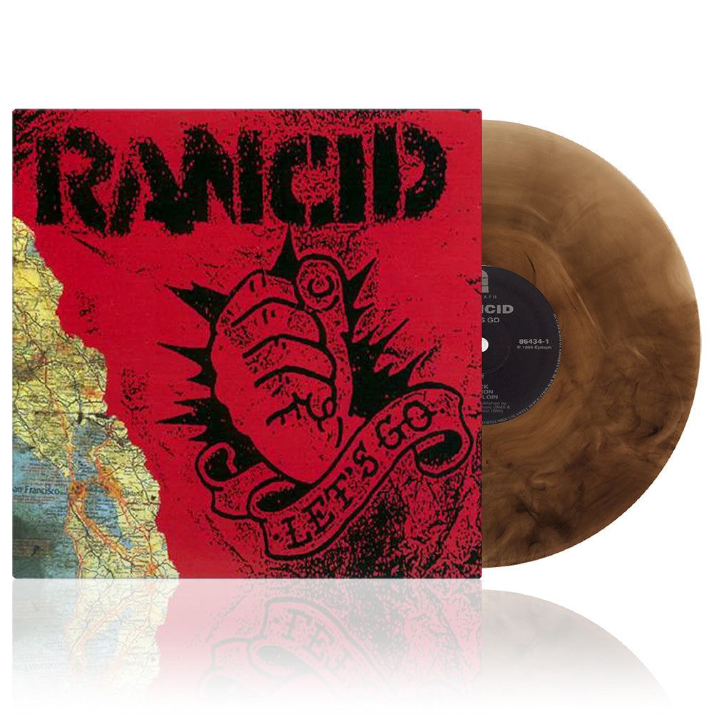 Rancid (Let's Go) Milky Clear w/Black Galaxy Vinyl